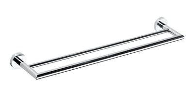 Dubbele Handdoekhouder Sapho X-Round Hangend 65.5x5.5 cm Chroom Sapho