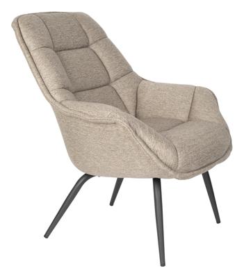 ZILT Fauteuil 'Bejamin' kleur Bruin ZILT Fauteuil 'Bejamin' kleur Bruin