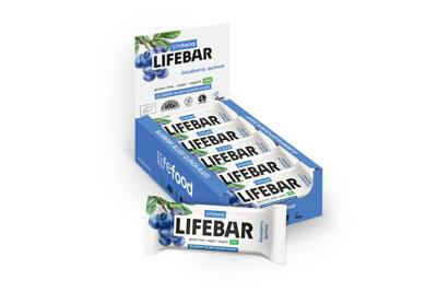 Lifefood Lifebar blueberry quinoa bio raw 40 Gram Lifefood Lifebar blueberry quinoa bio raw 40 Gram