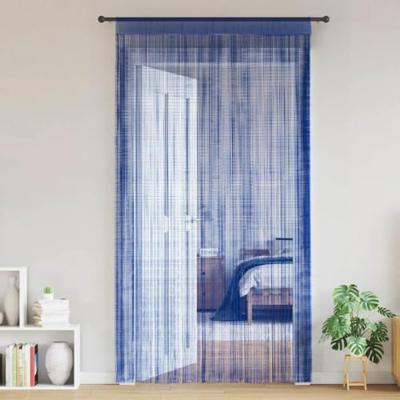 VidaXL Draadgordijnen 140x250 cm blauw 2 st VidaXL Draadgordijnen 140x250 cm blauw 2 st