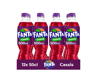 Fanta cassis pet (12x 50cl)