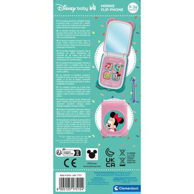 Clementoni baby disney minnie mouse telefoon inklapbaar - thumbnail