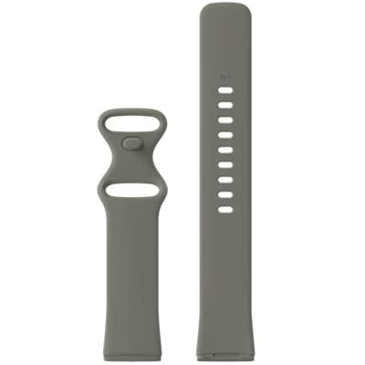 Fitbit Versa 3 & 4 / Sense 1 & 2 Sportbandje - Grijs - Maat: M/L