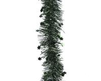 Lametta guirlande pvc d9l270 cm groen kerst Decoris - Decoris - thumbnail