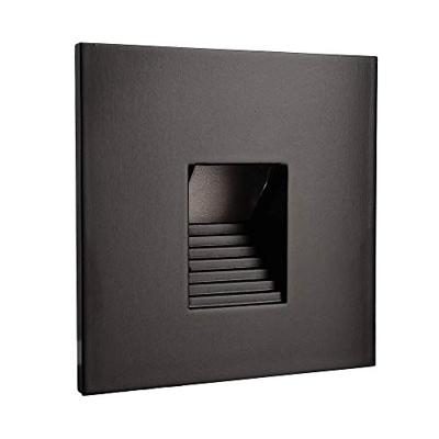 Deko Light Abdeckung eckig schwarz Stufe für Alwaid 930487 Afdekking Zwart