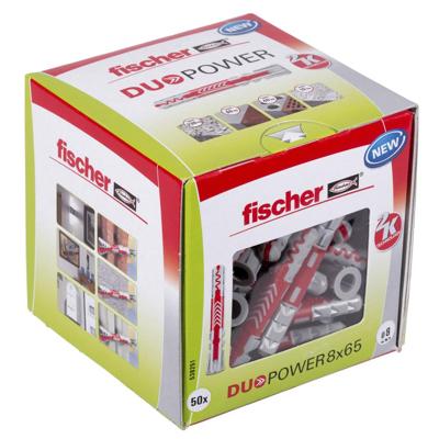 Fischer 538251 DUOPOWER 8x65 LD 2-componenten plug 65 mm 8 mm 50 stuk(s) Fischer 538251 DUOPOWER 8x65 LD 2-componenten plug 65 mm 8 mm 50 stuk(s)