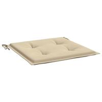 VidaXL Tuinstoelkussens 6 st 40x40x3 cm oxford stof beige - thumbnail