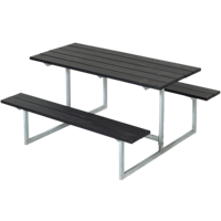 Kinderpicknicktafel Hout "Basic" Zwart - thumbnail