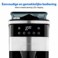 Drip Koffiemachine Medion 1000 W Zilverkleurig 1 L - thumbnail