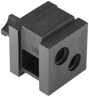 HellermannTyton VP-S_2/7-8_Ins-dbl-PL-BK (20) Dubbele doorvoertule Halogeenvrij Kunststof Zwart 20 stuk(s) - thumbnail