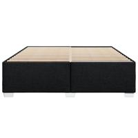 Bedframe zonder matras stof zwart 200x200 cm - thumbnail