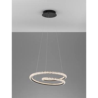 Lyora Design hanglampGinevra zwart Ø 48cm - 9748165