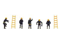 NOCH 18001 H0 Brandweer figuren Geverfd, Staand - thumbnail