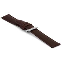 Horlogeband Universeel H030 Leder Bruin 22mm - thumbnail