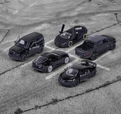 Majorette Black Edition Die-cast Voertuigen, 5dlg. - thumbnail