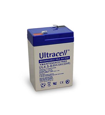 Ultracell loodaccu 6v 4,5Ah