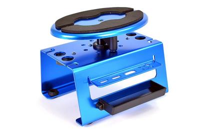 Fastrax aluminium deluxe auto standaard, roterend - Blauw Fastrax aluminium deluxe auto standaard, roterend - Blauw