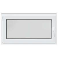 Kelderraam RISOR 110x60 cm draaikiep-draai DIN links antraciet - thumbnail