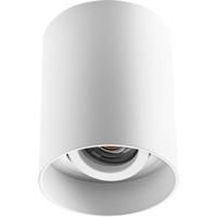 Kantelbare Opbouwspot GU10 Mat Wit Aluminium Ø90mm - thumbnail