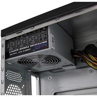 Pro-Line PRO-925B - Midtowermodel - ATX 600 Watt ( ATX12V 2.31 ) - zwart, fijnmazig zwart - USB/Audio - thumbnail