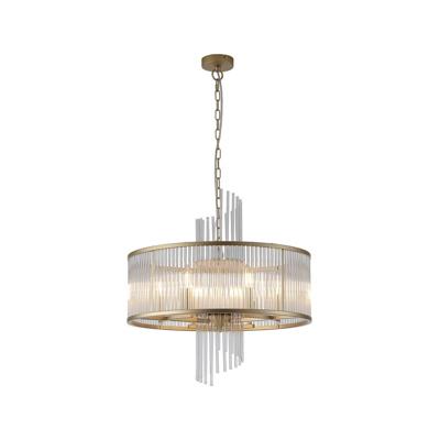 Searchlight HanglampLara goud met helder glas Ø 55cm - 11600-6GO
