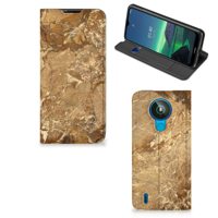 Nokia 1.4 | Standcase | Marmer Creme - thumbnail
