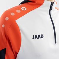 JAKO 6770 Sweater Met Kap Dynamic - Wit/Koraal/Marine - L - thumbnail