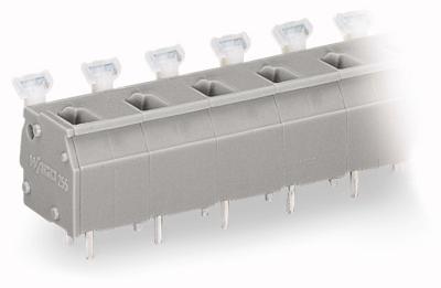WAGO 255-602 Veerkrachtklemblok 2.50 mm² Aantal polen 2 Grijs 200 stuk(s)