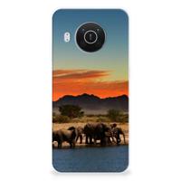 Nokia X10 | X20 | TPU Hoesje | Olifanten - thumbnail