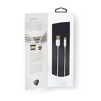 Nedis USB 2.0 Kabel A naar C 2 m zilver - thumbnail