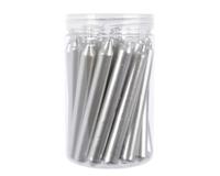 everlands kunstkerstboomkaarsjes zilver1,3x10.5 cm 22st - thumbnail