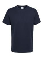 Selected Slhjoseph Pique SS Casual T-shirt Heren XL - thumbnail