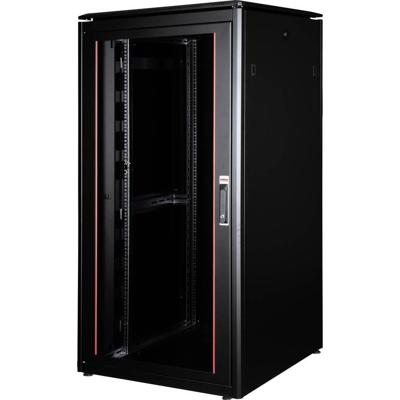 ROLINE 19-inch netwerkkast Pro 32 U , 800x800 BxD Glazen deur zwart