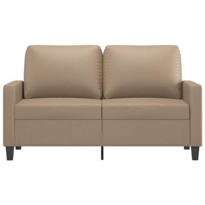 Tweezitsbank 120 cm kunstleer cappuccinokleurig Tweezitsbank 120 cm kunstleer cappuccinokleurig