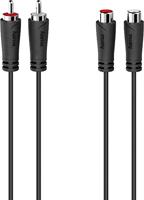 Hama Audio-verlengkabel 2 Cinch-stekkers - 2 Cinch-koppelingen 5,0 M - thumbnail