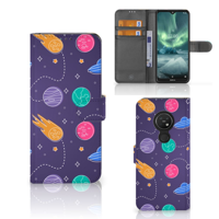 Nokia 7.2 | Nokia 6.2 | Wallet Case | met Pasjes | Space - thumbnail