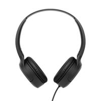 JVC HA-S33UC-B USB-C on-ear hoofdtelefoon, zachte oorkussens, opvouwbaar, met microfoon en 3-knops afstandsbediening, eenzijdige kabel, zwart - thumbnail