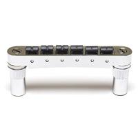 Graph Tech PS 8863 C0 ResoMax NV2 Tune-O-Matic Bridge met String Saver zadels (grote posten, 6 mm) - chroom - thumbnail