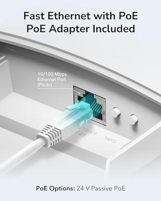 Cudy RE1200 Outdoor Netwerkrepeater Wit 10, 100 Mbit/s