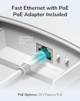 Cudy RE1200 Outdoor Netwerkrepeater Wit 10, 100 Mbit/s - thumbnail