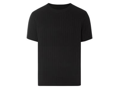 LIVERGY Heren T-shirt (Zwart, M) LIVERGY Heren T-shirt (Zwart, M)