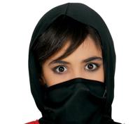 Ninja Kostuum Zane Kind Zwart/Rood - thumbnail