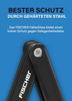 FISCHER FAHRRAD 85852 Vouwslot Zwart Sleutelslot - thumbnail