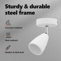 VidaXL Plafondspot met schijnwerpers wit 25.5 x 8 x 16 cm metaal - thumbnail
