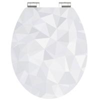 Schutte MDF High Gloss WC-bril DIAMOND met soft-close 80545 - thumbnail