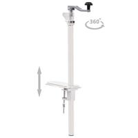 Blikopener 70 cm aluminium en roestvrij staal zilverkleurig - thumbnail