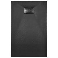 Douchebak 100x80 cm SMC zwart - thumbnail