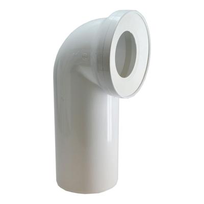 ABU closetaansluiting bocht 90 graden 110 mm wit ABU closetaansluiting bocht 90 graden 110 mm wit