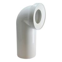 ABU closetaansluiting bocht 90 graden 110 mm wit - thumbnail