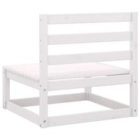 2-delige Loungeset massief grenenhout wit - thumbnail
